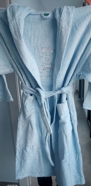 Albornoz Benetton azul - NUEVO
