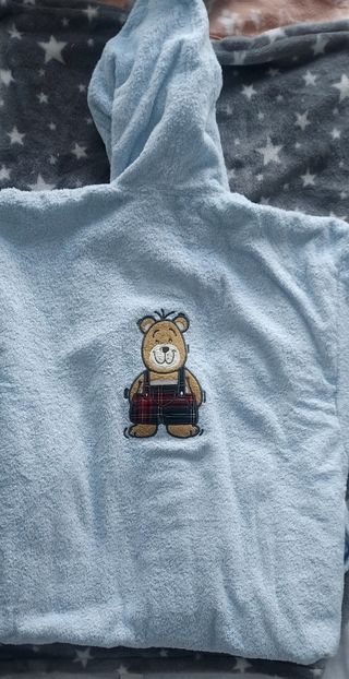 Albornoz Benetton azul - NUEVO