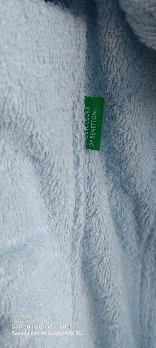 Albornoz Benetton azul - NUEVO