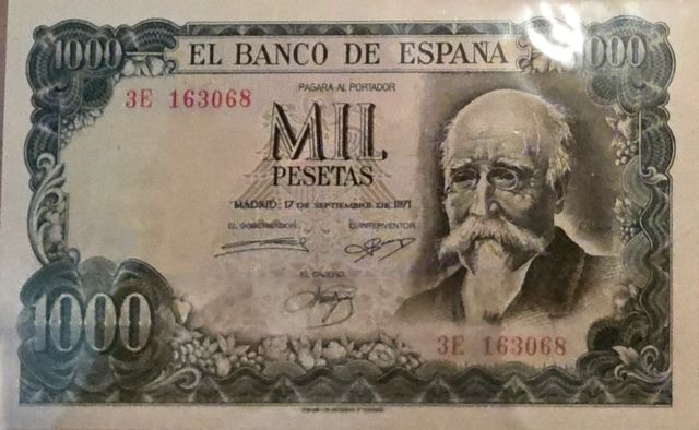 Billete 1000 Pesetas España