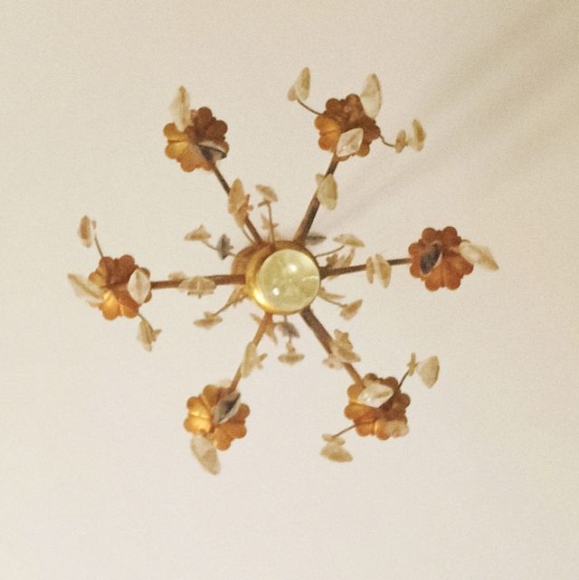 Lámpara araña cristal francesa inicios sigo X X