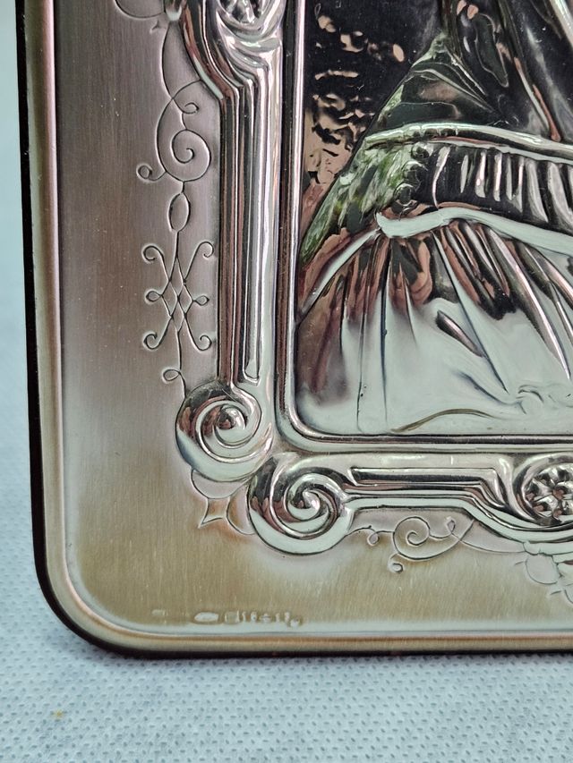 Quadro Madonna argento