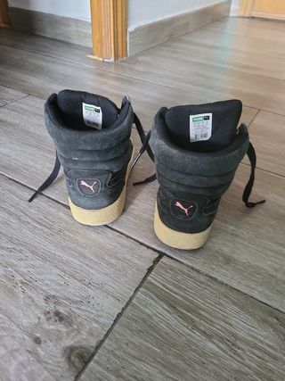 Zapatillas Puma altas negras