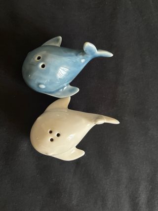 Saliera e pepiera Delfini Vintage