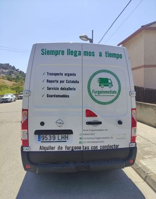 Alquiler furgoneta c/conductor