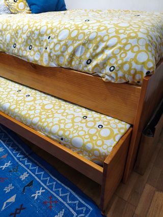 Cama nido 90 madera - 2 camas