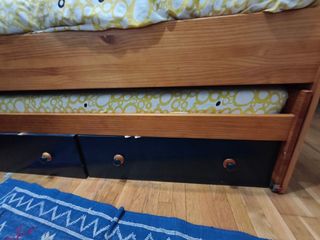 Cama nido 90 madera - 2 camas