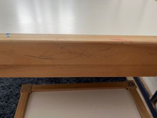 Mesa infantil LÄTT + 2 sillas - blanco/pino