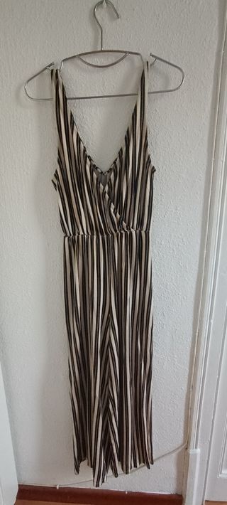 Mono largo de rayas Pull and Bear