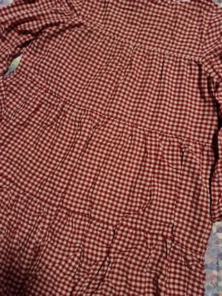 Vestido Vichy Rojo Blanco