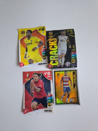 4 cartas panini LaLiga - Buen estado