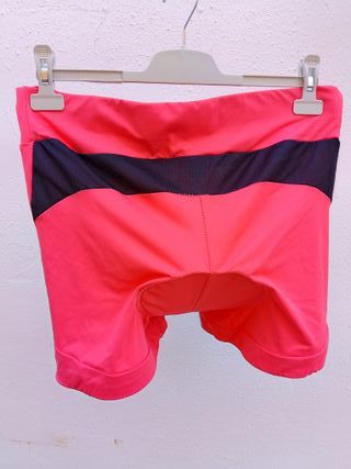 Culotte ciclismo sin tirantes con sobrepantalón