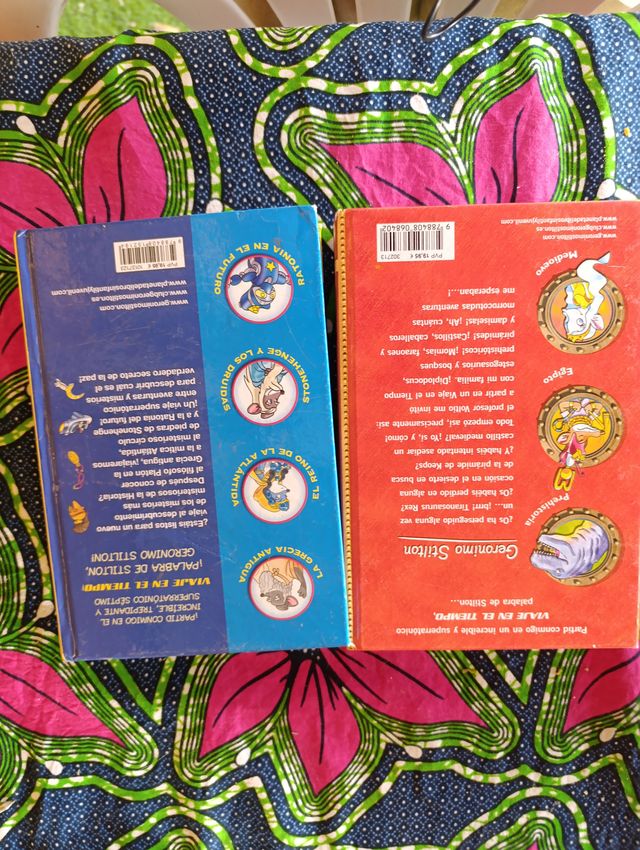 Lote Gerónimo Stilton viaje en el tiempo 1,2 y7