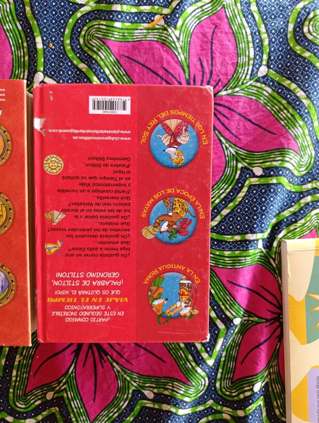 Lote Gerónimo Stilton viaje en el tiempo 1,2 y7