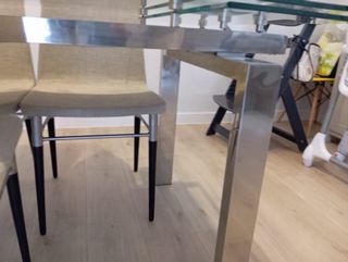 Mesa cristal moderna - Comedor