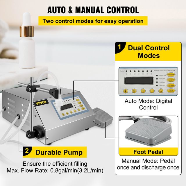 Macchina di Riempimento Liquido, Riempimento 5-350