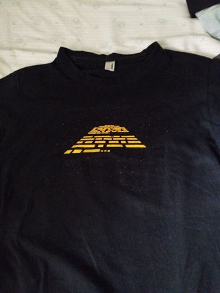 Camiseta Star Wars negra y dorada - Talla S