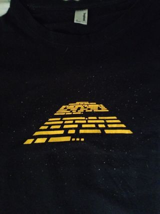 Camiseta Star Wars negra y dorada - Talla S