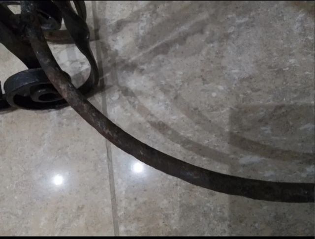 Soporte Grande para maceta de hierro forjado