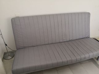 Sofá cama matrimonio - Gris y Blanco