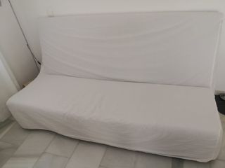 Sofá cama matrimonio - Gris y Blanco