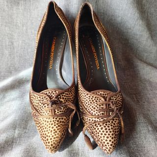 Tacones Carmen Poveda Marrón 40