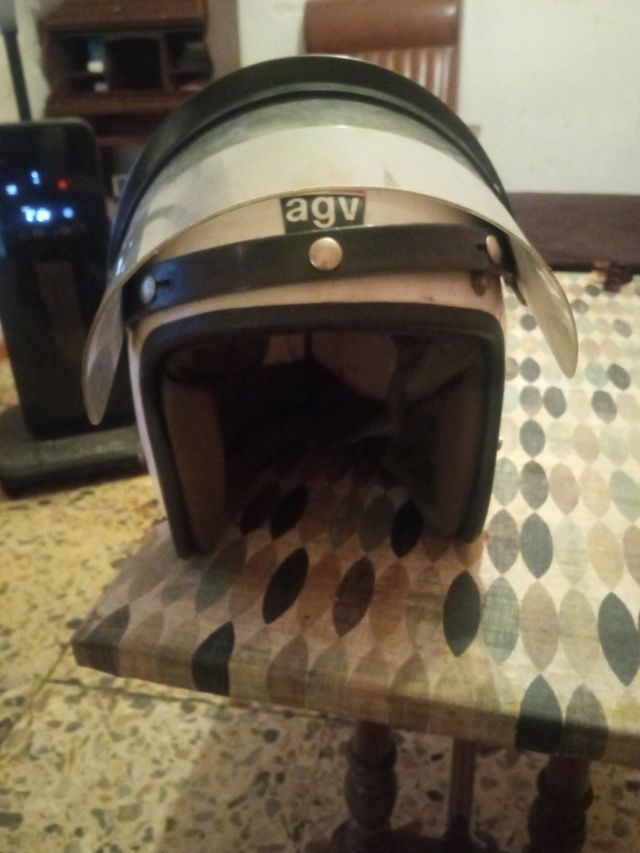 Casco moto AGV vintage