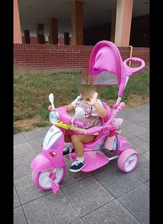 Triciclo infantil rosa