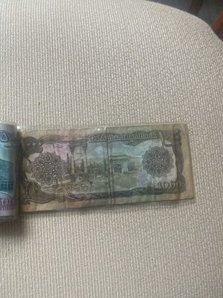 Billetes Afganistán (5000 & 1000 Af)