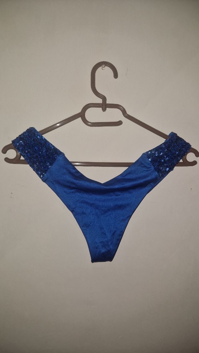 Bikini Set NUOVO Calzedonia paillettes blu