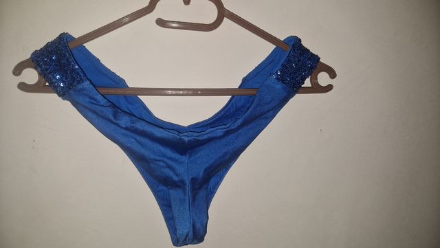 Bikini Set NUOVO Calzedonia paillettes blu