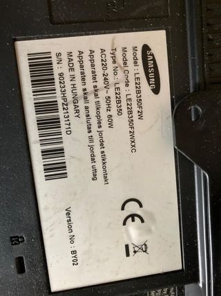 TV Samsung 22" - Negro