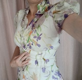 Blusa seda de Zara 