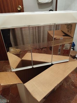 Armario baño Allibert - 3 puertas