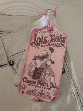 Pantalones Lois blancos talla 27 (36)
