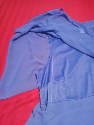 Blusa azul mujer - Talla L
