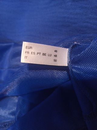 Blusa azul mujer - Talla L