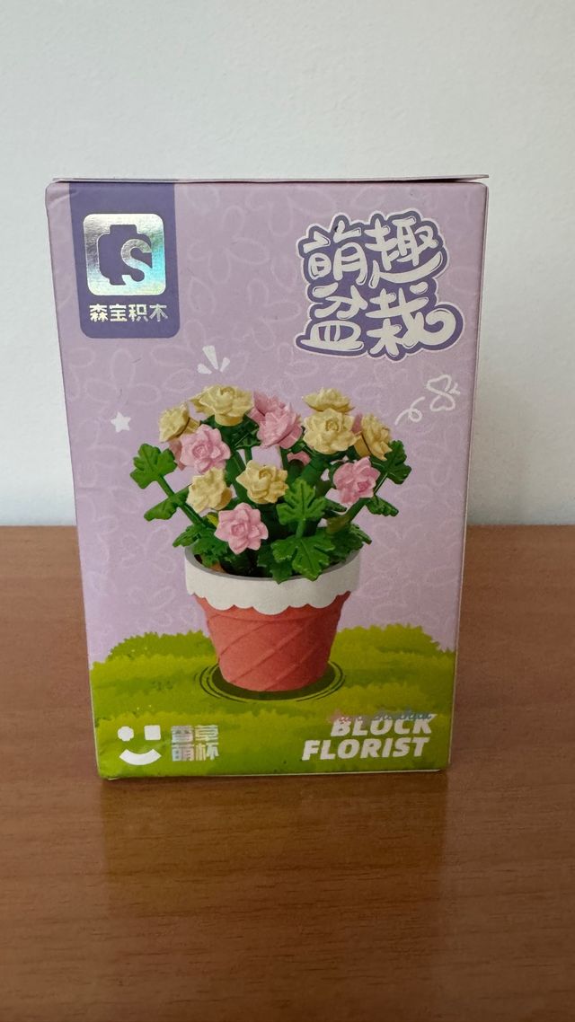 Flores Semboblock: Mini blocos de construção