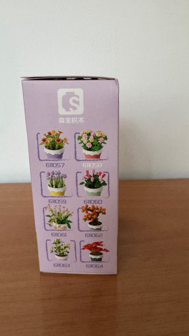 Flores Semboblock: Mini blocos de construção