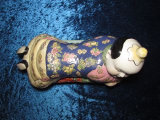 Antigua almohada cojín caja oriental china sellos