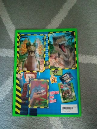 Cromos album completo lego Jurassic world