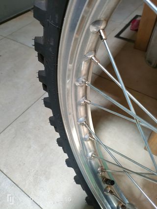 Rueda delantera completa Cross/TT Puch/Rieju 19"