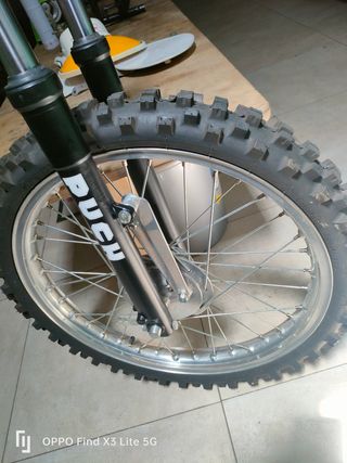 Rueda delantera completa Cross/TT Puch/Rieju 19"