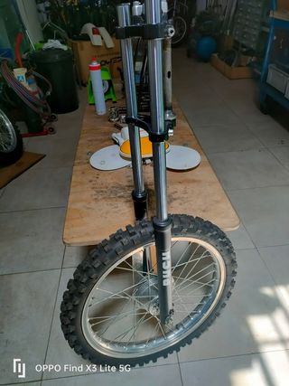 Rueda delantera completa Cross/TT Puch/Rieju 19"