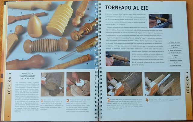 Torneado en madera: Manuales dos-en-uno