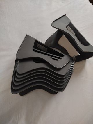 8 organizadores de zapatos Murvel de Ikea grises