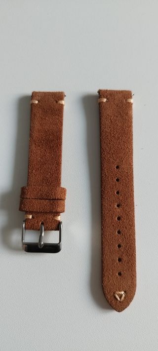 Correa reloj ante marrón 19mm