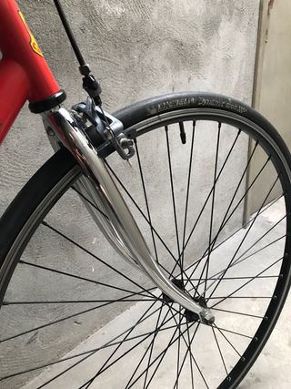 Bicicleta fixed roja