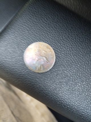 Moneda antigua Elizabeth II 2000