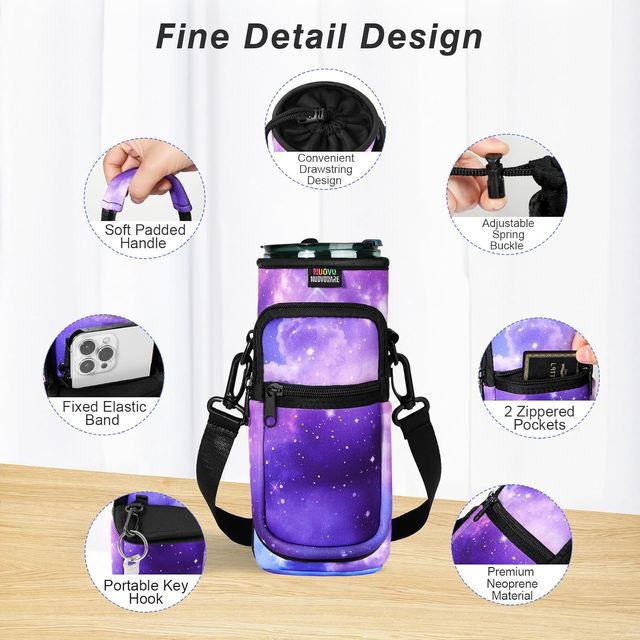 Bolsa Magnética para Gimnasio, Portabotellas Agua